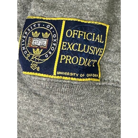 The University Of Oxford Gray Crewneck Sweatshirt Men's Large - Picture 4 of 5
